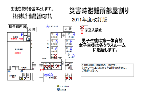 資料２　災害時避難部屋割り