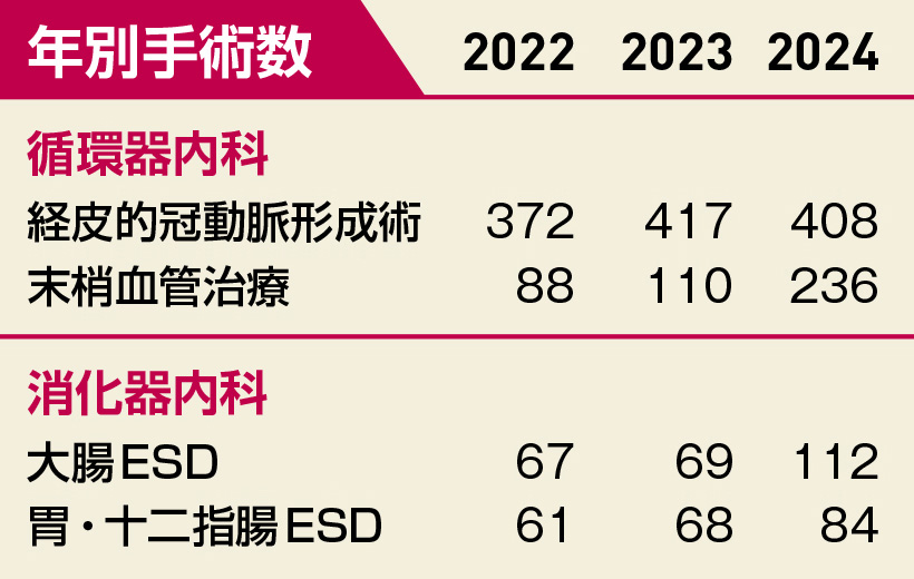 年別手術数