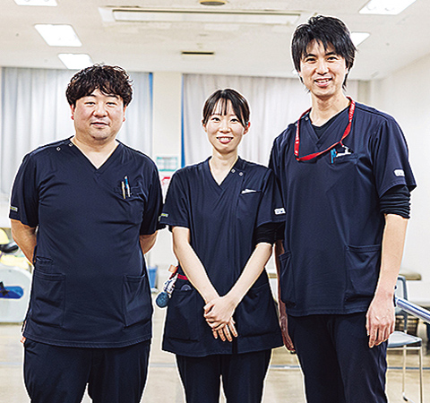 入り口から出口まで見据えたリハビリテーション体制