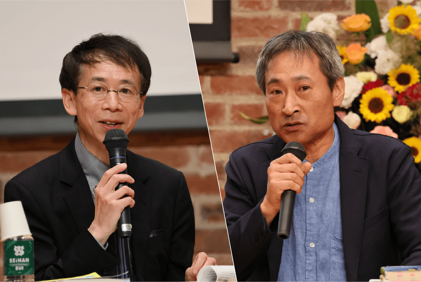 柿木伸之教授と木村友祐さん
