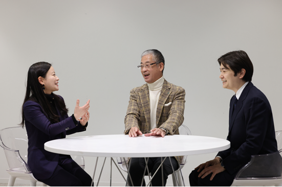 MS＆ADのAI戦略を進める（左から）平野氏、本山氏、羽深氏