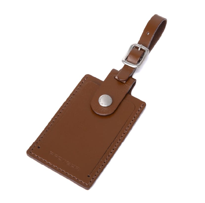 photo:special leather luggage tag