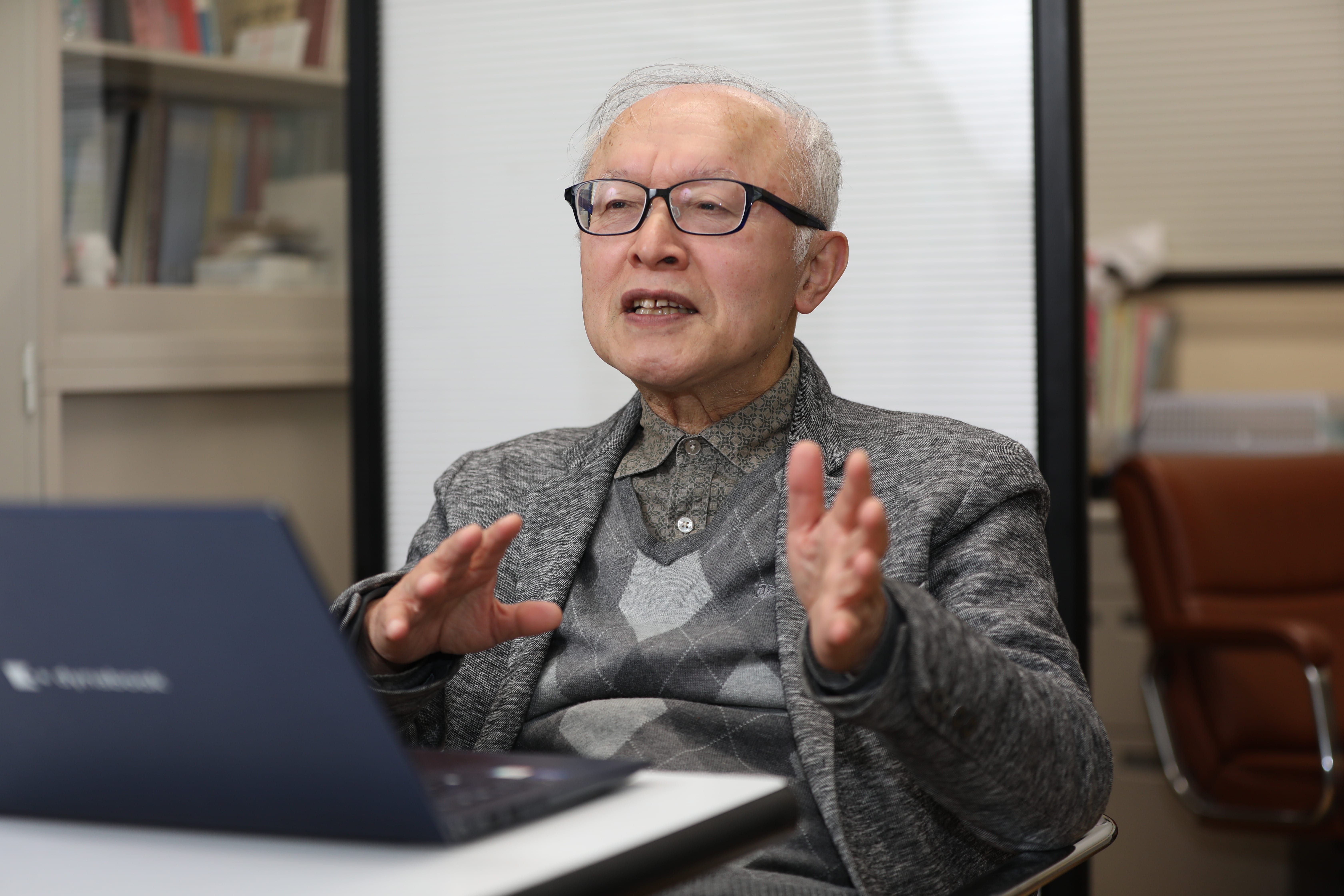 「朝から日本を考える。」プロジェクト特別アドバイザーに就任する柴田重信早稲田大学名誉教授